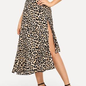 Leopard wrap skirt! Really fun skirt!